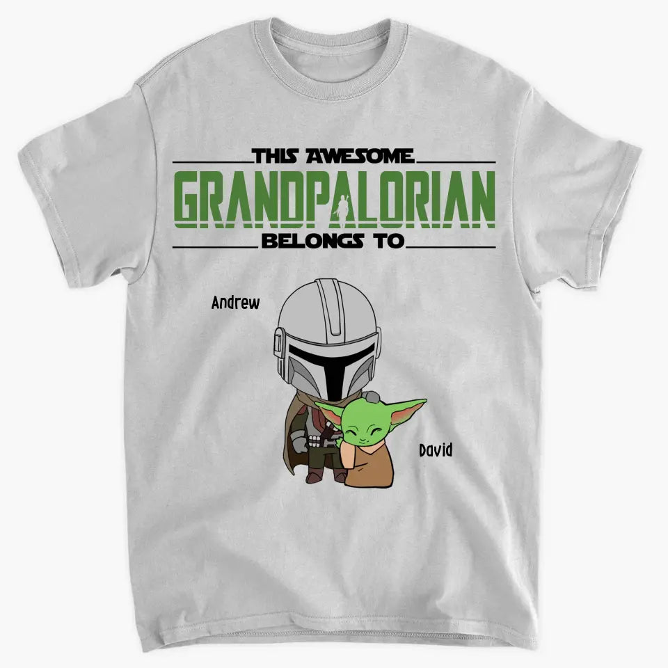 This Dadalorian Belong To - Personalized Custom T-shirt - Gift For Family Members