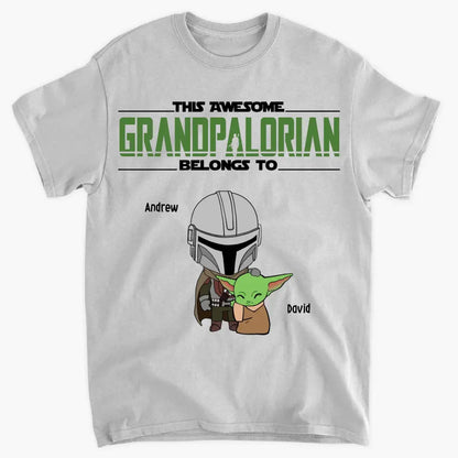 This Dadalorian Belong To - Personalized Custom T-shirt - Gift For Family Members