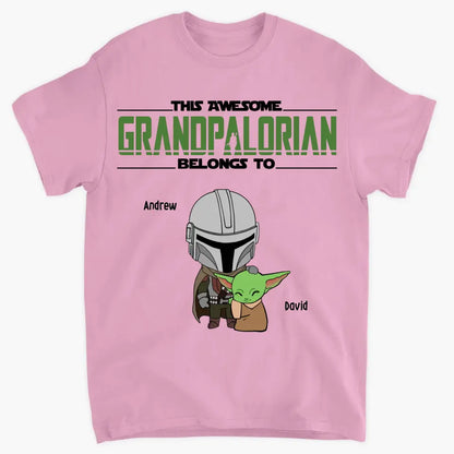 This Dadalorian Belong To - Personalized Custom T-shirt - Gift For Family Members