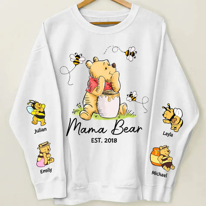 Mama Bear - Personalized Custom Sweatshirt - Mother's Day, Father's Day Gift For Mom, Grandma