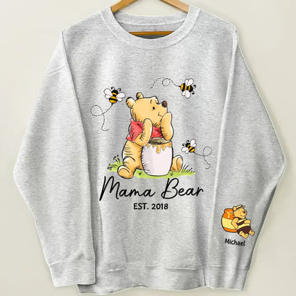 Mama Bear - Personalized Custom Sweatshirt - Mother's Day, Father's Day Gift For Mom, Grandma