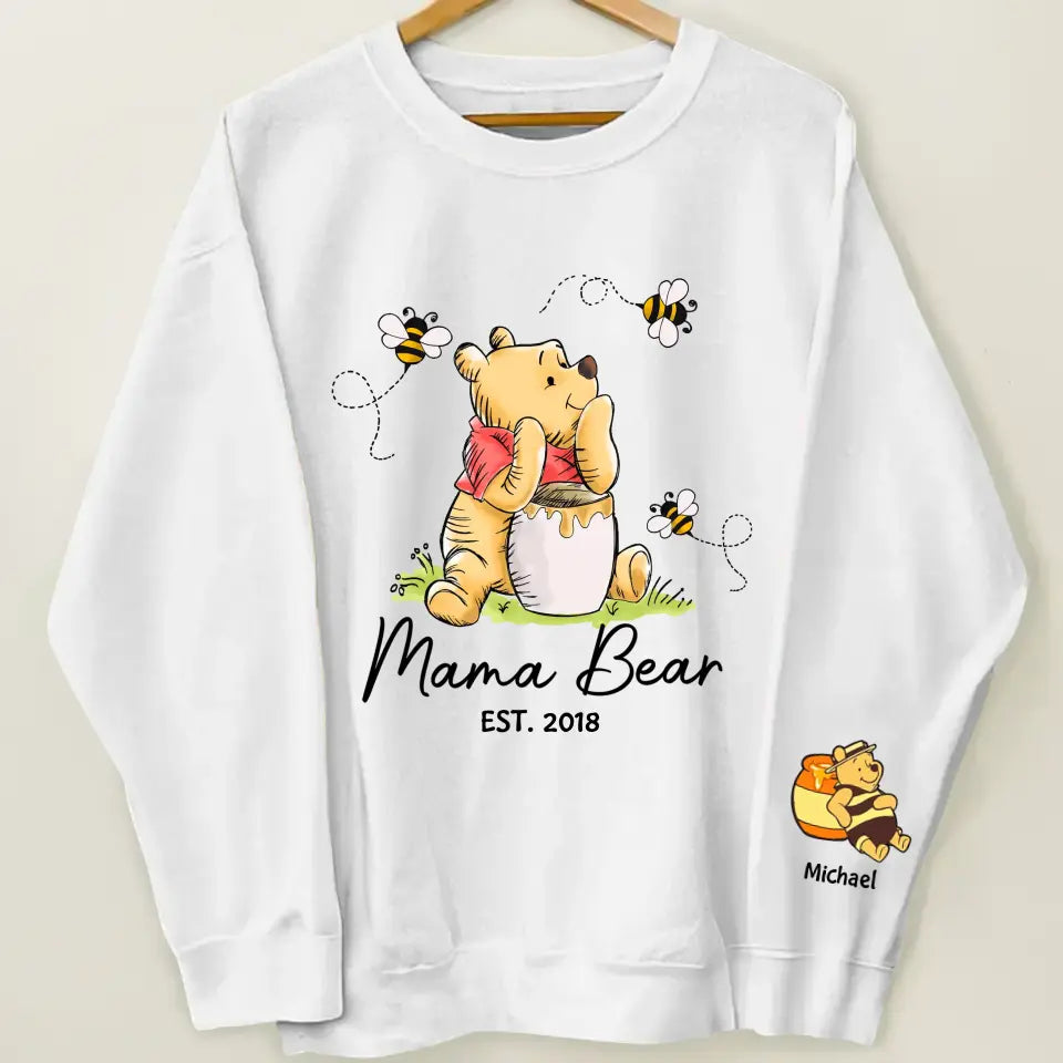 Mama Bear - Personalized Custom Sweatshirt - Mother's Day, Father's Day Gift For Mom, Grandma