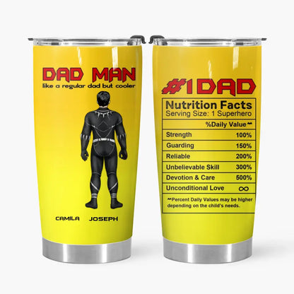 Dad Man - Personalized Custom Tumbler - Father's Day, Birthday For Dad, Family Members