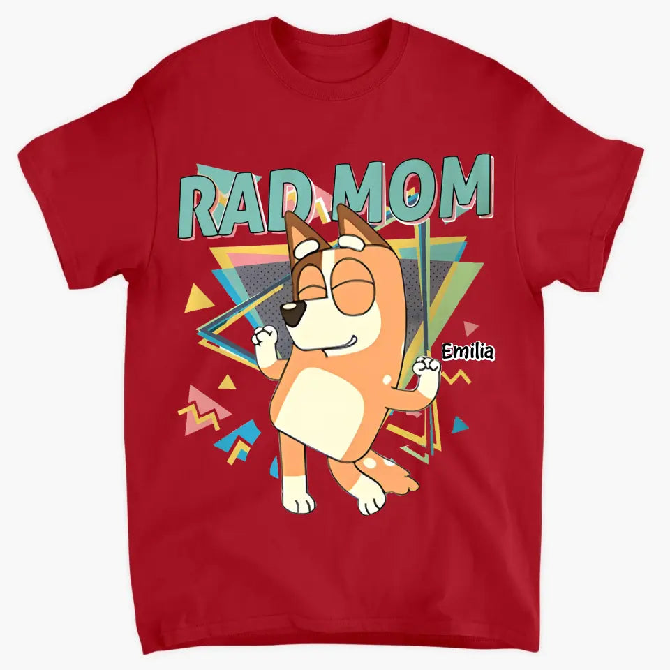 Rad Dad - Personalized Custom T-shirt - Gift For Family Members