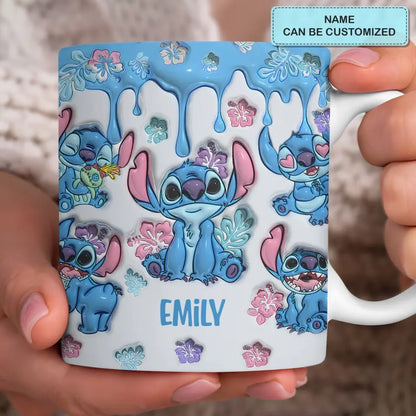 Ohana Mean Family - Personalized Custom White Edge-to-Edge Mug - Gift For Family Members