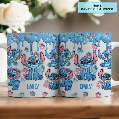 Ohana Mean Family - Personalized Custom White Edge-to-Edge Mug - Gift For Family Members