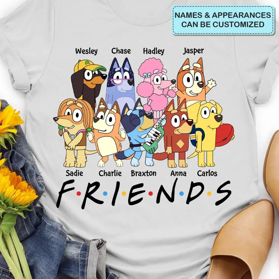 Our Friends - Personalized Custom T-shirt - Gift For Friends, Besties