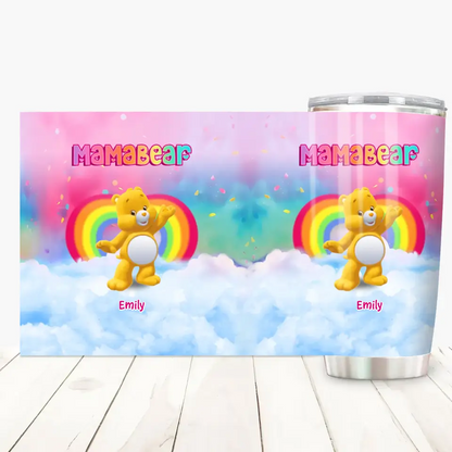 Cares Bear - Personalized Custom Tumbler - Mother's Day, Gift For Mom, Family Members