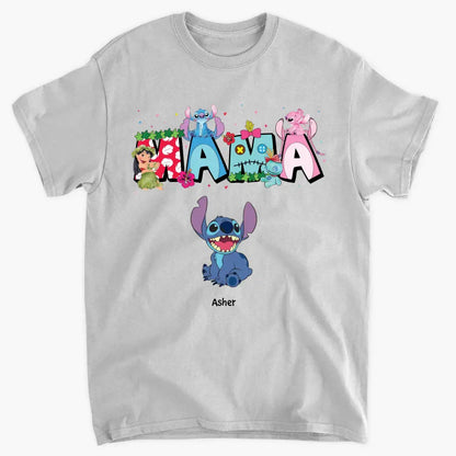 Mama Ohanna - Personalized Custom T-shirt - Mother's Day Gift For Mom, Family Member