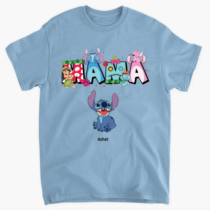 Mama Ohanna - Personalized Custom T-shirt - Mother's Day Gift For Mom, Family Member