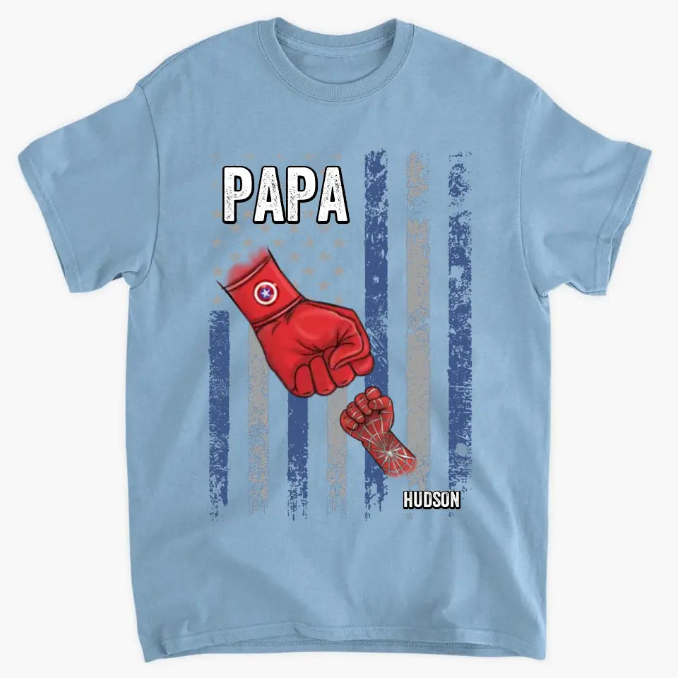 Best Papa Ever - Personalized Custom T-shirt - Gift For Dad, Family, Family Members