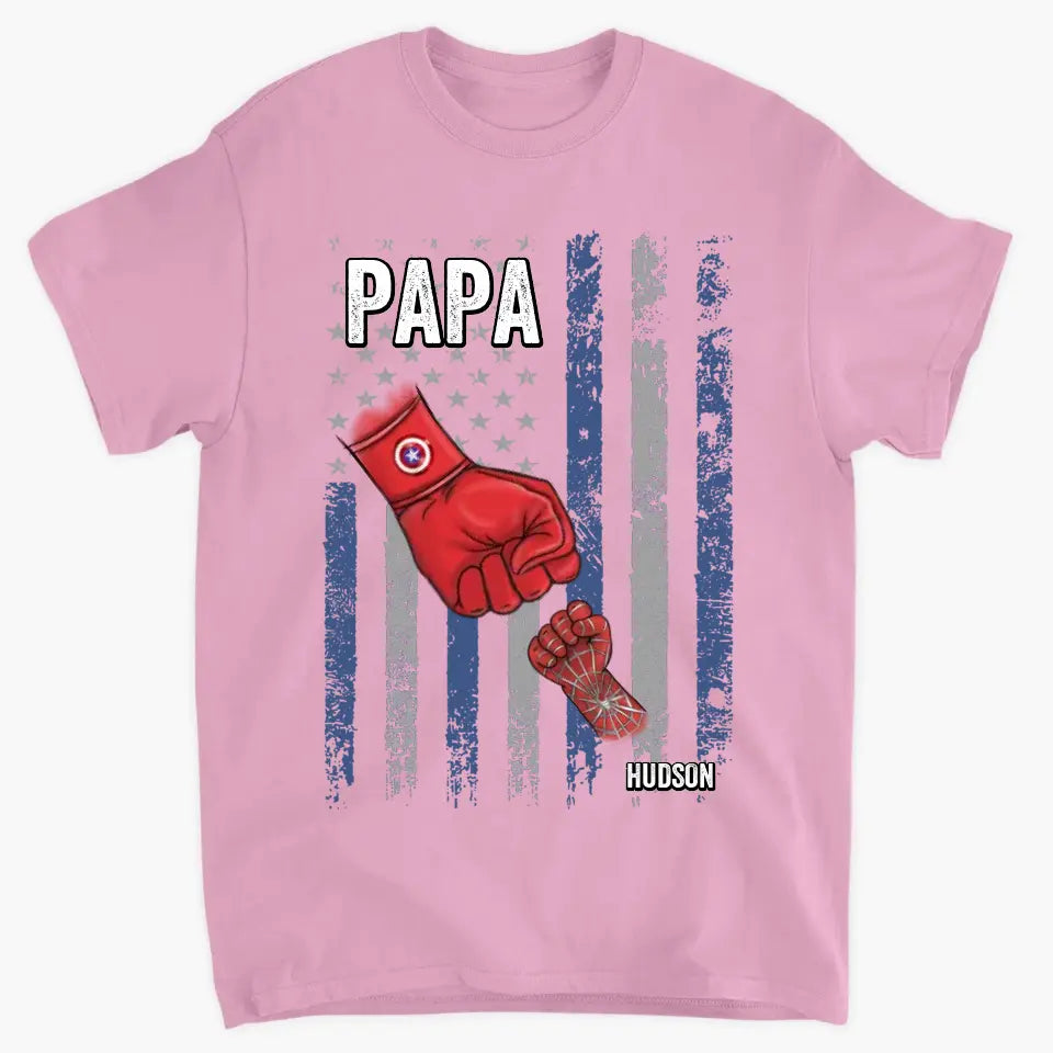 Best Papa Ever - Personalized Custom T-shirt - Gift For Dad, Family, Family Members