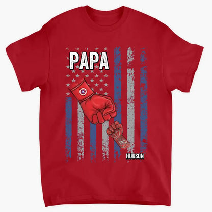 Best Papa Ever - Personalized Custom T-shirt - Gift For Dad, Family, Family Members