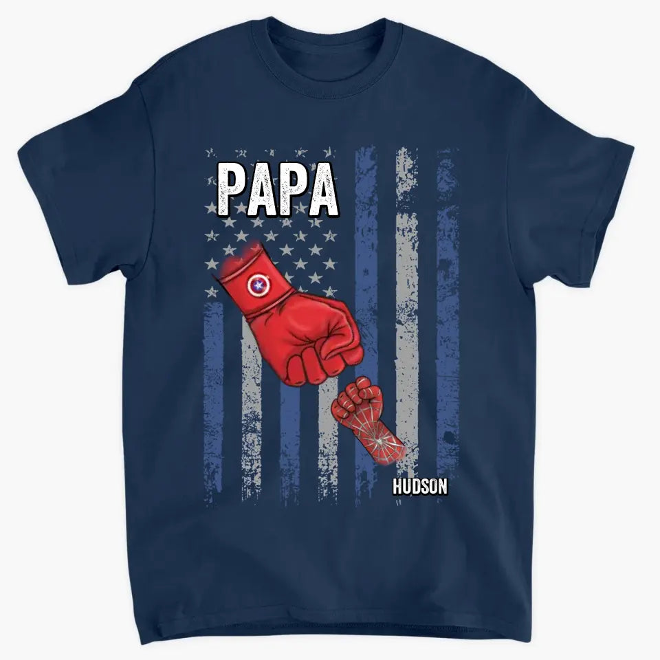 Best Papa Ever - Personalized Custom T-shirt - Gift For Dad, Family, Family Members