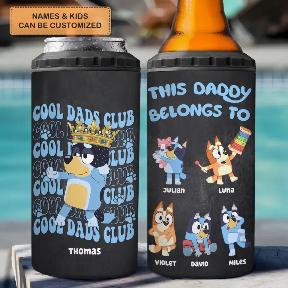 Cool Dad Club - Personalized Custom Can Cooler Tumbler - Father's Day, Birthday Gift For Dad, Grandpa