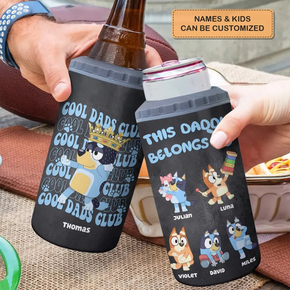 Cool Dad Club - Personalized Custom Can Cooler Tumbler - Father's Day, Birthday Gift For Dad, Grandpa