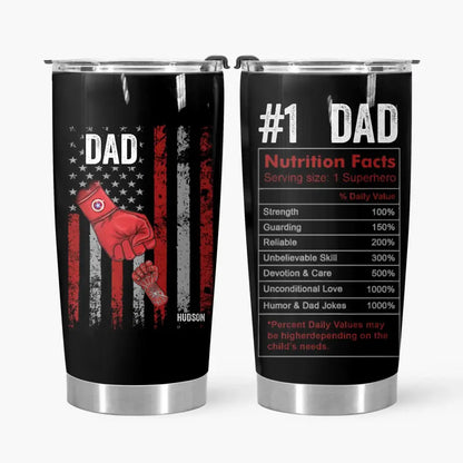 Best Papa Ever - Personalized Custom Tumbler - Father's Day, Birthday Gift For Dad, Family Members