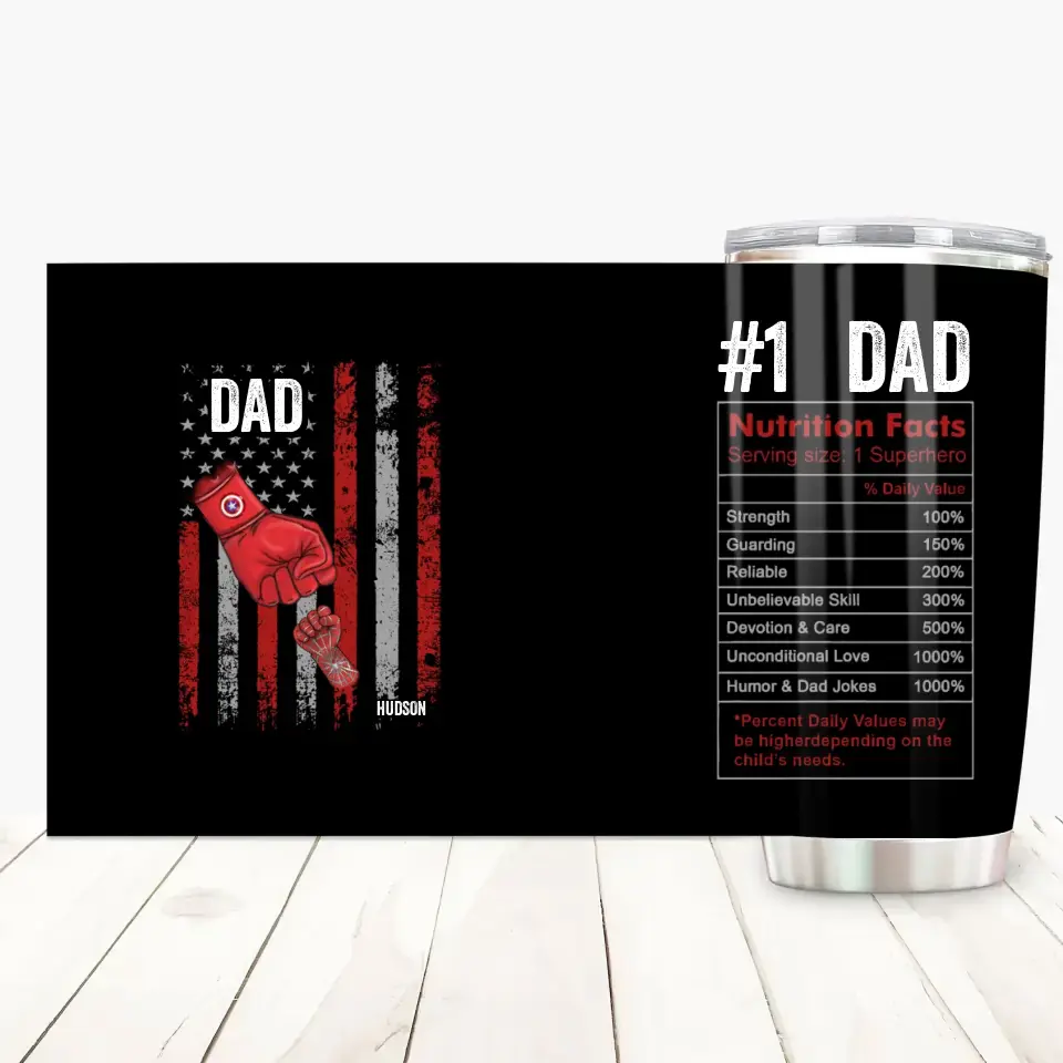 Best Papa Ever - Personalized Custom Tumbler - Father's Day, Birthday Gift For Dad, Family Members