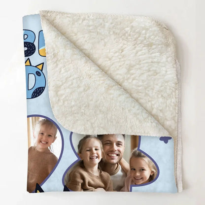 Best Dad Ever - Personalized Custom Blanket - Father's Day Gift For Dad, Family, Family Members