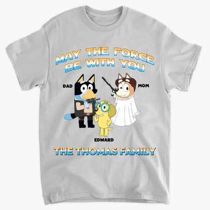 May The 4th Be With You - Personalized Custom T-shirt - Gift For Mom, Dad, Family, Family Members