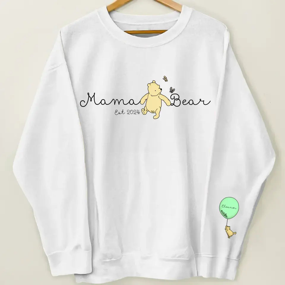 Mama Bear - Personalized Custom Sweatshirt - Mother's Day, Father's Day Gift For Mom, Dad, Family Members