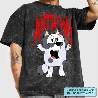 Vintage Cartoon Shirt - Personalized Custom Bootleg  T-shirt - Gift For Family Members