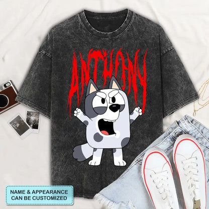 Vintage Cartoon Shirt - Personalized Custom Bootleg  T-shirt - Gift For Family Members