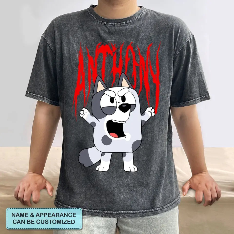 Vintage Cartoon Shirt - Personalized Custom Bootleg  T-shirt - Gift For Family Members