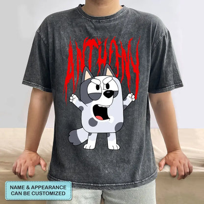 Vintage Cartoon Shirt - Personalized Custom Bootleg  T-shirt - Gift For Family Members