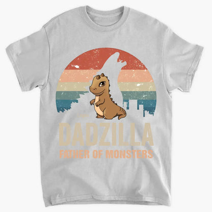 Dadzilla Father Of Monsters - Personalized Custom T-shirt - Gift For Dad, Grandpa, Family, Family Members