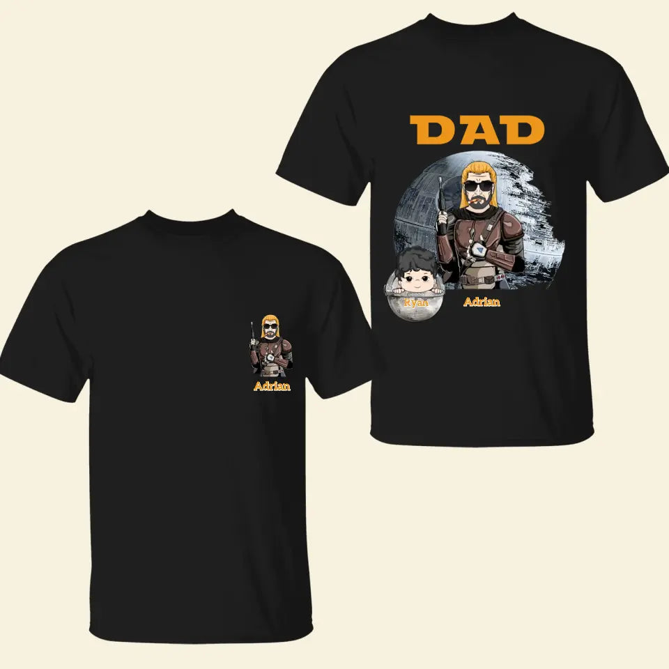 I Am Their Father - Personalized Custom Double-side T-shirt - Father's Day Gift For Dad, Grandpa