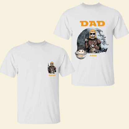 I Am Their Father - Personalized Custom Double-side T-shirt - Father's Day Gift For Dad, Grandpa