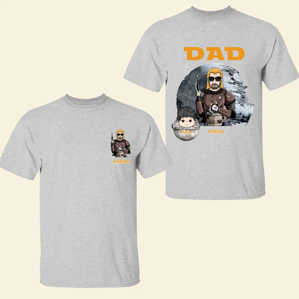 I Am Their Father - Personalized Custom Double-side T-shirt - Father's Day Gift For Dad, Grandpa