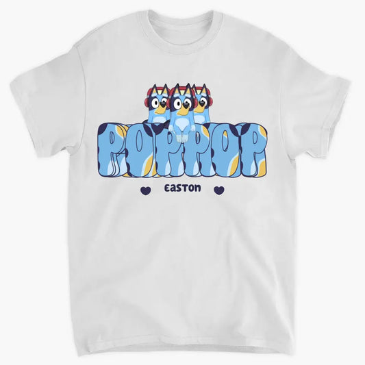 Papa Heeler - Personalized Custom T-shirt - Gift For Family, Family Members