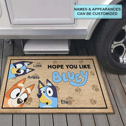 Hope You Like - Personalized Custom Doormat - Gift For Family Members