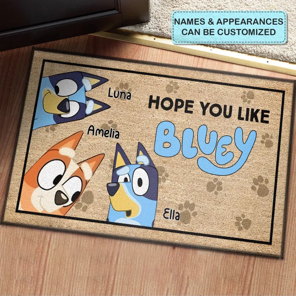 Hope You Like - Personalized Custom Doormat - Gift For Family Members