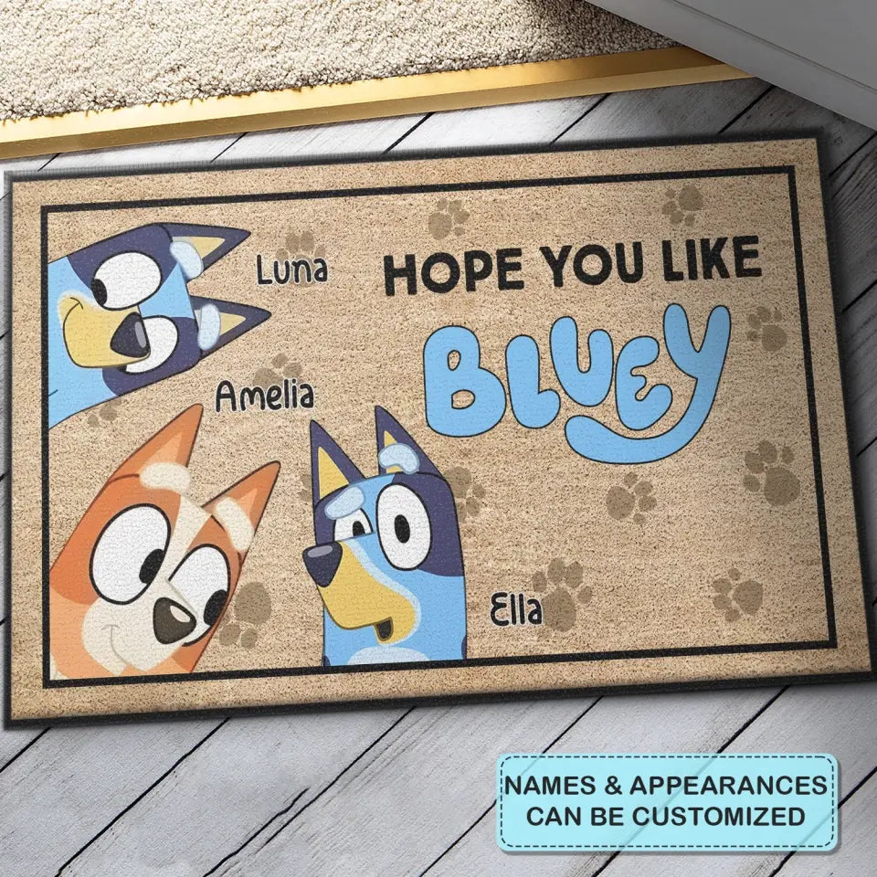 Hope You Like - Personalized Custom Doormat - Gift For Family Members