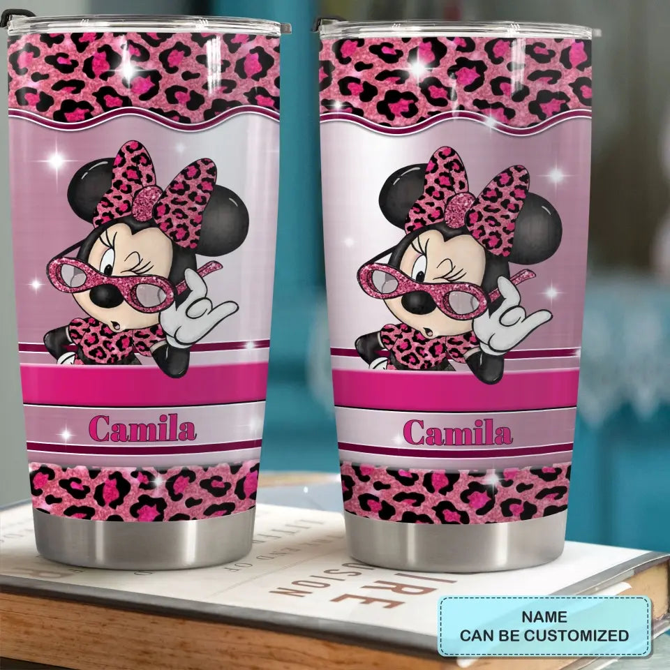 Light Color Pattern - Personalized Custom Tumbler - Gift For Grandma, Mom, Family Members