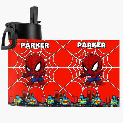 Leak Proof Water Bottle - Personalized Custom Kids Insulated Bottle - Birthday, Back To School, Kindergarten, First, Second, Third, Fourth, Fifth Grade, Pre-K Gift For Kids