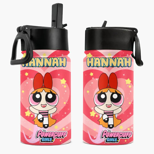 Leak Proof Water Bottle 2 - Personalized Custom Kids Insulated Bottle - Birthday, Back To School, Kindergarten, First, Second, Third, Fourth, Fifth Grade, Pre-K Gift For Kids