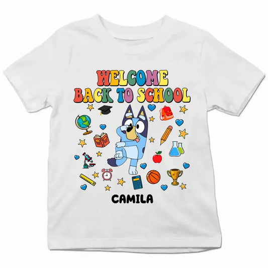 Welcome Back To School - Personalized Custom Youth T-shirt - Back To School Gift For Kid