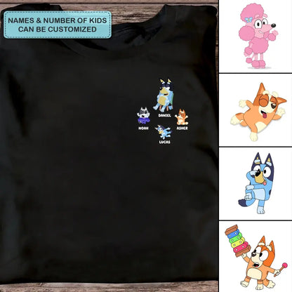 In My Heeler Era - Personalized Custom Double-side T-shirt - Gift For Family Members