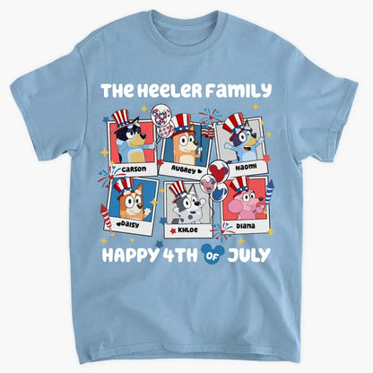 Happy 4th Of July - Personalized Custom T-shirt - Gift For Family, Family Members