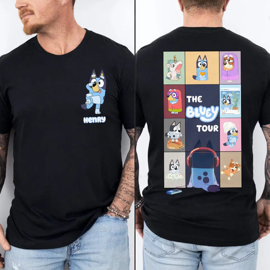 The Heeler Tour - Personalized Custom Double-side T-shirt - Gift For Friends, Family Members