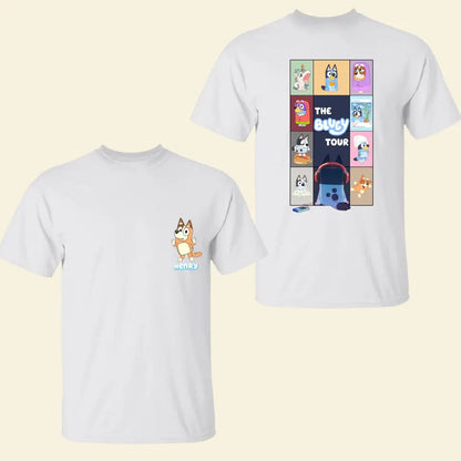 The Heeler Tour - Personalized Custom Double-side T-shirt - Gift For Friends, Family Members