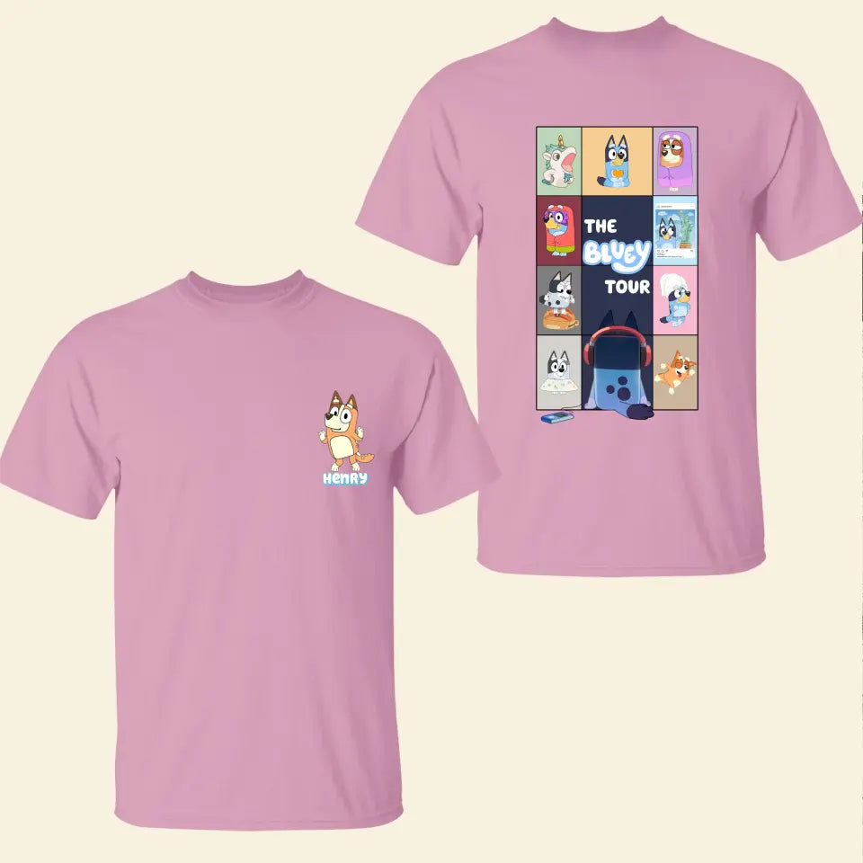 The Heeler Tour - Personalized Custom Double-side T-shirt - Gift For Friends, Family Members
