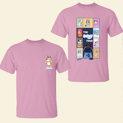 The Heeler Tour - Personalized Custom Double-side T-shirt - Gift For Friends, Family Members