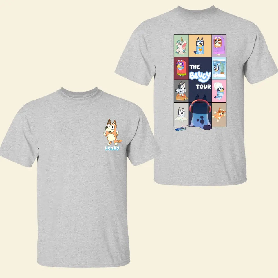 The Heeler Tour - Personalized Custom Double-side T-shirt - Gift For Friends, Family Members