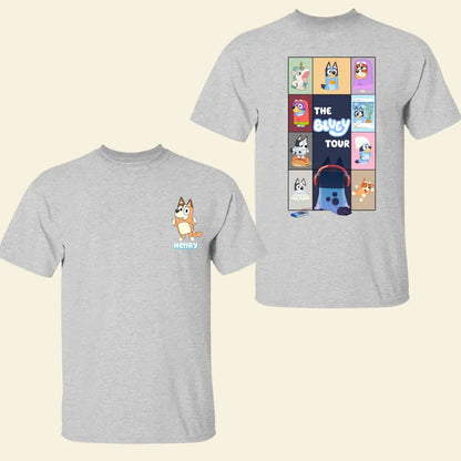 The Heeler Tour - Personalized Custom Double-side T-shirt - Gift For Friends, Family Members