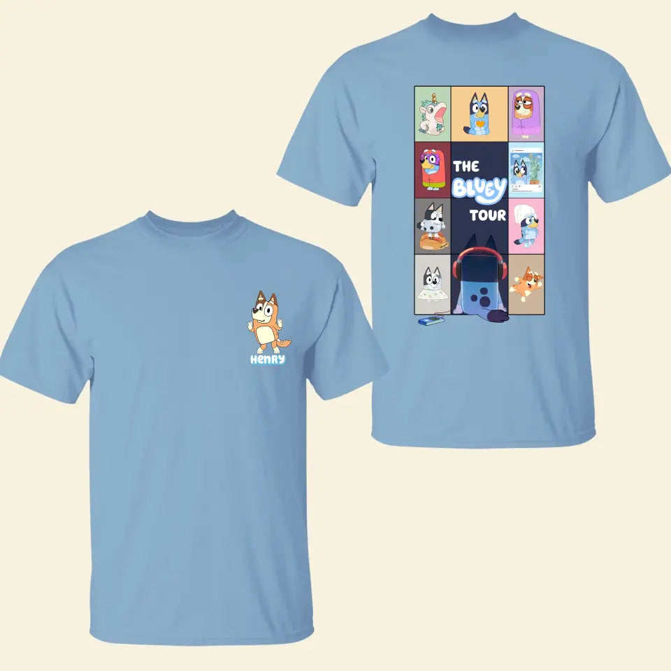 The Heeler Tour - Personalized Custom Double-side T-shirt - Gift For Friends, Family Members